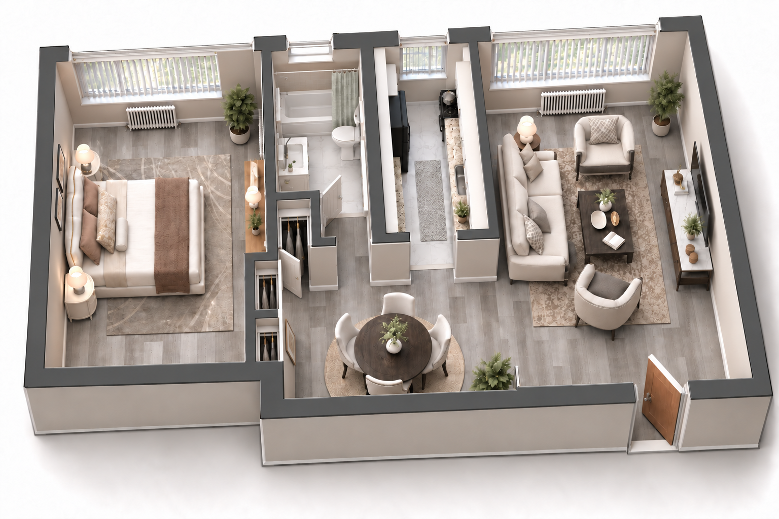 A1 floor plan
